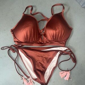 Sun kissed bikini with cute dangles